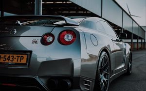 Preview wallpaper nissan gt-r, nissan, car, silver