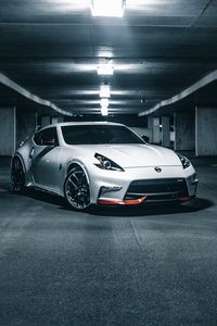 Preview wallpaper nissan gt-r, nissan, front view, white