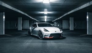 Preview wallpaper nissan gt-r, nissan, front view, white