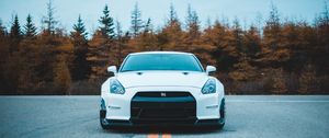 Preview wallpaper nissan gt-r, nissan, front view, sports car
