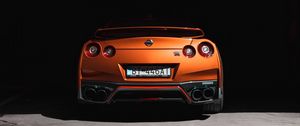 Preview wallpaper nissan gtr, nissan, sports car, car, rear view