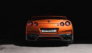 Preview wallpaper nissan gtr, nissan, sports car, car, rear view