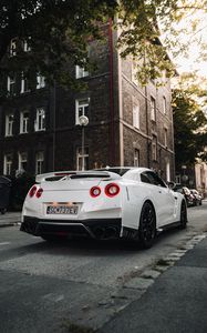 Preview wallpaper nissan gt-r, nissan, sportscar, car, rear view