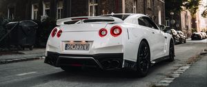 Preview wallpaper nissan gt-r, nissan, sportscar, car, rear view