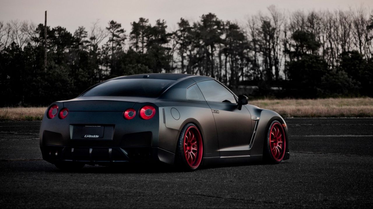 Wallpaper nissan, gt-r, rear view, tuning hd, picture, image
