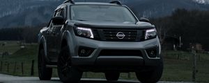 Preview wallpaper nissan navara, nissan, car, suv, gray