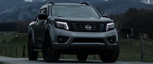 Preview wallpaper nissan navara, nissan, car, suv, gray