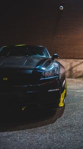 Preview wallpaper nissan r gt, nissan, car, sports car, front view