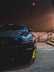 Preview wallpaper nissan r gt, nissan, car, sports car, front view