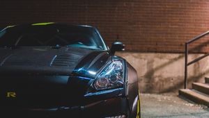 Preview wallpaper nissan r gt, nissan, car, sports car, front view