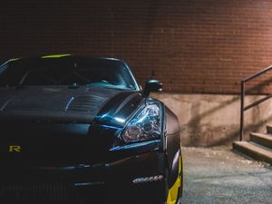 Preview wallpaper nissan r gt, nissan, car, sports car, front view