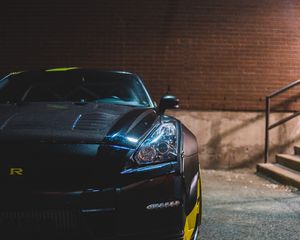 Preview wallpaper nissan r gt, nissan, car, sports car, front view