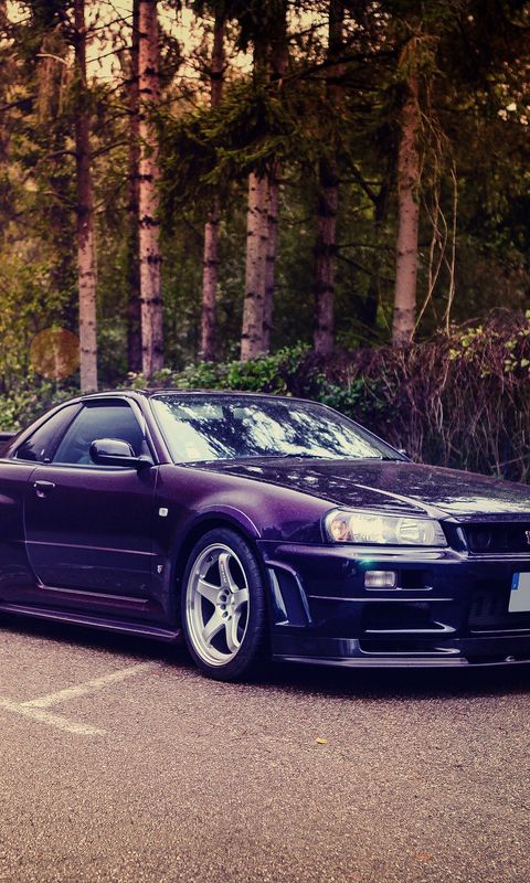 Download wallpaper 480x800 nissan, skyline, gt-r, r34, nismo, s-tune ...