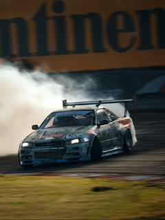 Download wallpaper 240x320 nissan, skyline, gtr, drift, r34 old mobile, cell  phone, smartphone hd background