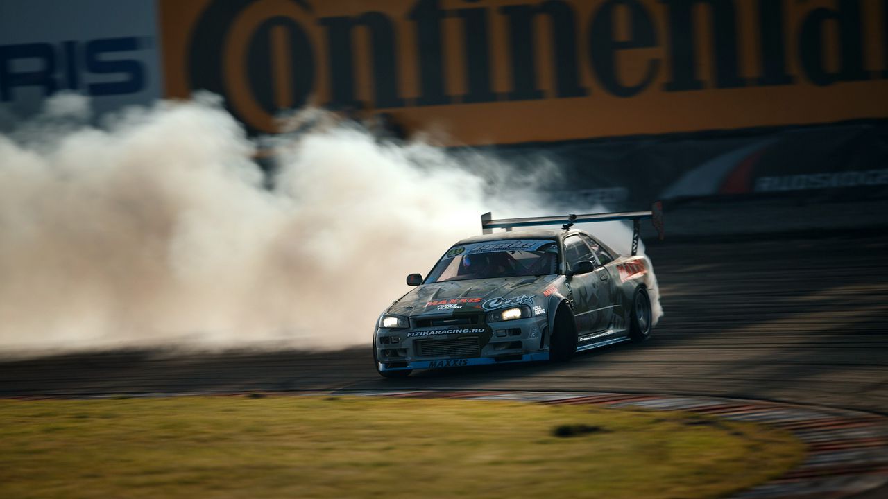 Wallpaper Nissan Skyline Gtr Drift R Hd Picture Image