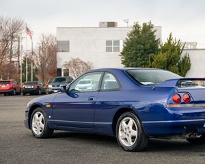 Preview wallpaper nissan skyline, nissan, car, blue