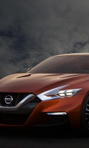 Preview wallpaper nissan, sport sedan concept, cars, front view