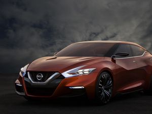 Preview wallpaper nissan, sport sedan concept, cars, front view