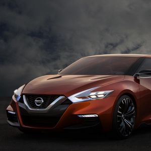 Preview wallpaper nissan, sport sedan concept, cars, front view