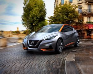 Preview wallpaper nissan, sway, side view, 2015, concept