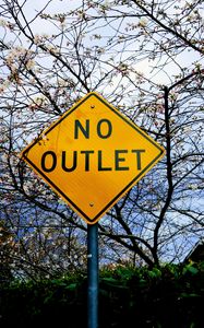 Preview wallpaper no outlet, sign, bloom