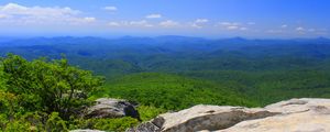 Preview wallpaper north carolina, mountains, grass, rocks