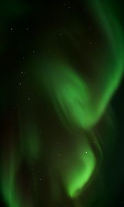 Preview wallpaper northern lights, aurora, night, green, finland