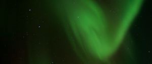 Preview wallpaper northern lights, aurora, night, green, finland