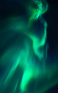 Preview wallpaper northern lights, aurora, starry sky