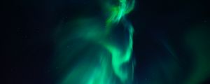 Preview wallpaper northern lights, aurora, starry sky