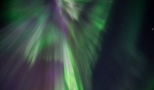 Preview wallpaper northern lights, aurora, starry sky, stars