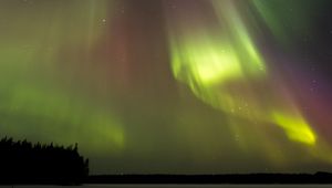 Preview wallpaper northern lights, aurora, starry sky, night, sky