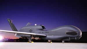 Preview wallpaper northrop grumman, rq-4, airfield, aircraft