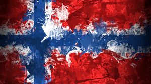 Preview wallpaper norway, flag, symbol, color, background, texture