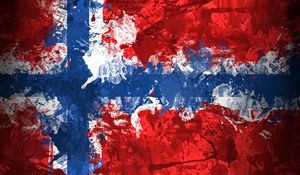 Preview wallpaper norway, flag, symbol, color, background, texture