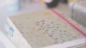 Preview wallpaper notebook, bookmark, design