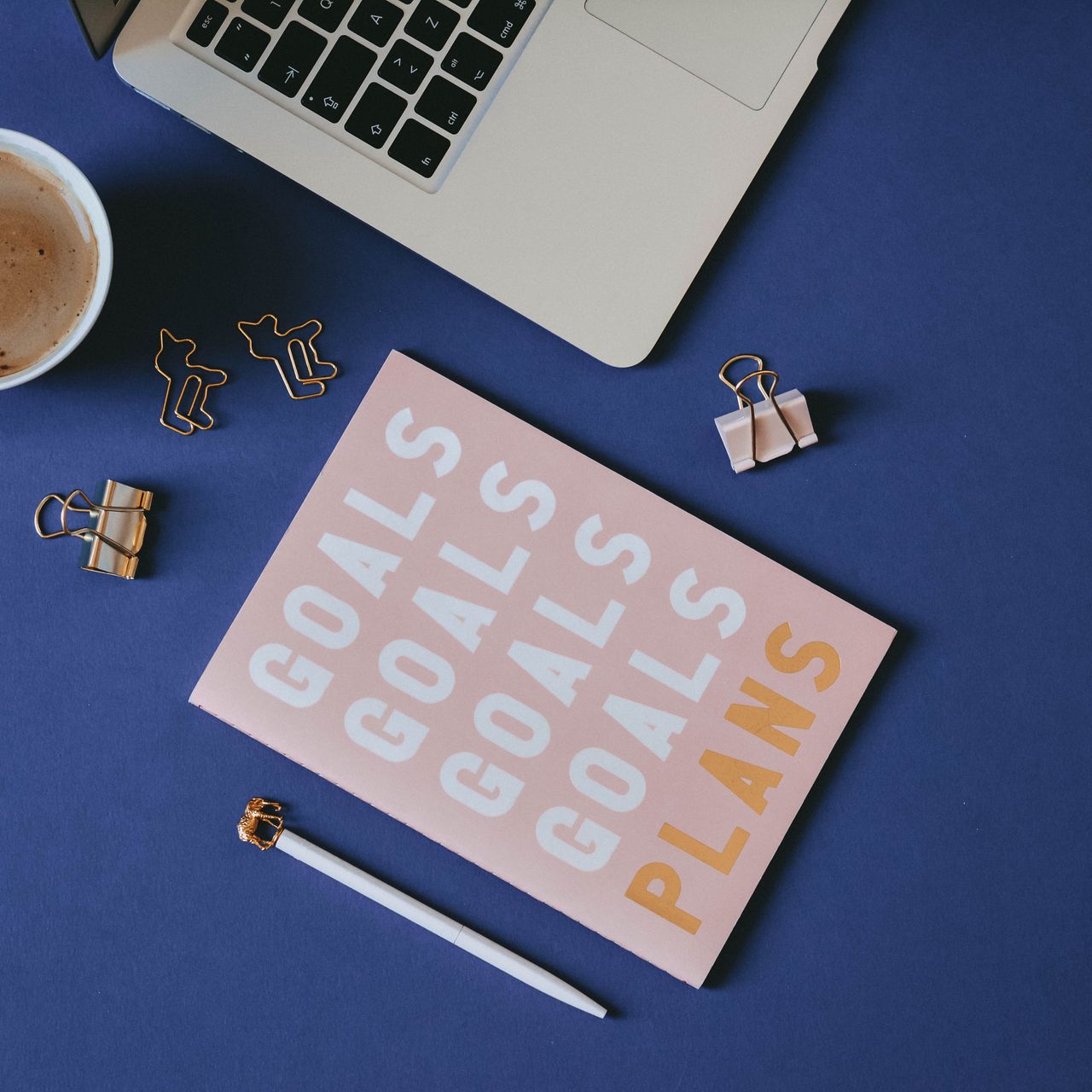 1280x1280 Wallpaper notebook, inscription, words, office