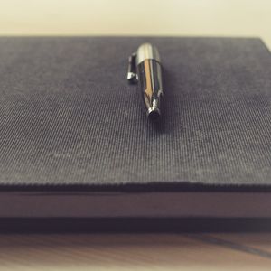 Preview wallpaper notebook, pen, book