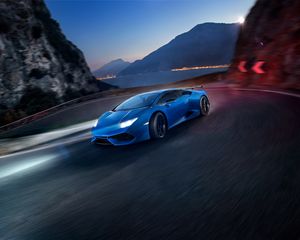 Preview wallpaper novitec torado, lamborghini, huracan, side view