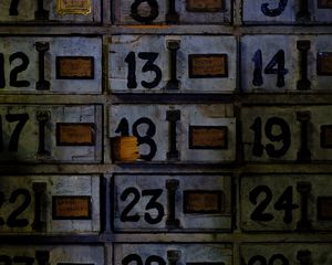Preview wallpaper number, numbers, cells, boxes, labels