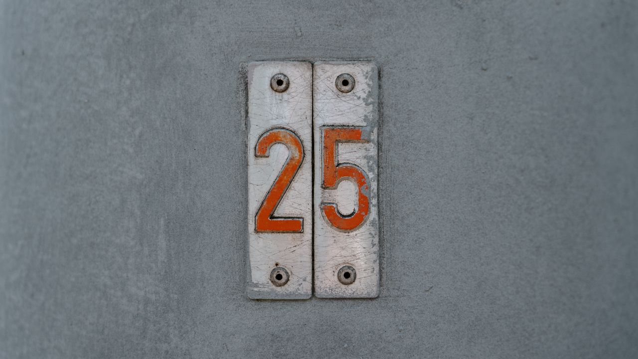 Wallpaper number, numbers, number plate, wall, symbols