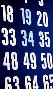 Preview wallpaper numbers, glow, light