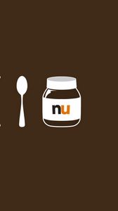 Preview wallpaper nutella, butter, chocolate