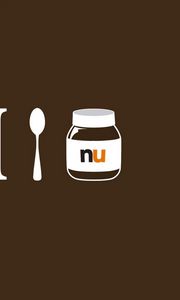 Preview wallpaper nutella, butter, chocolate