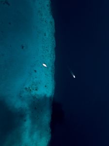 Preview wallpaper ocean, aerial view, water, boats