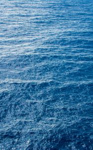 Preview wallpaper ocean, blue, ripples, surface, water