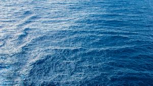 Preview wallpaper ocean, blue, ripples, surface, water