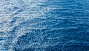 Preview wallpaper ocean, blue, ripples, surface, water