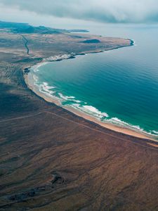 Preview wallpaper ocean, coast, las nieves, canary islands, spain