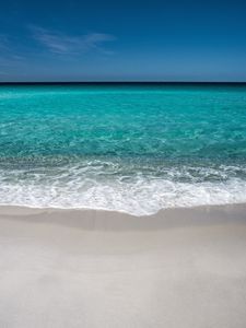 Preview wallpaper ocean, coast, sand, binalong bay, australia